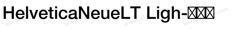 HelveticaNeueLT Ligh字体转换